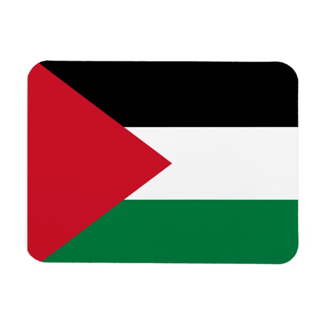 Magnet Flexible Drapeau palestinien (Horizontal)