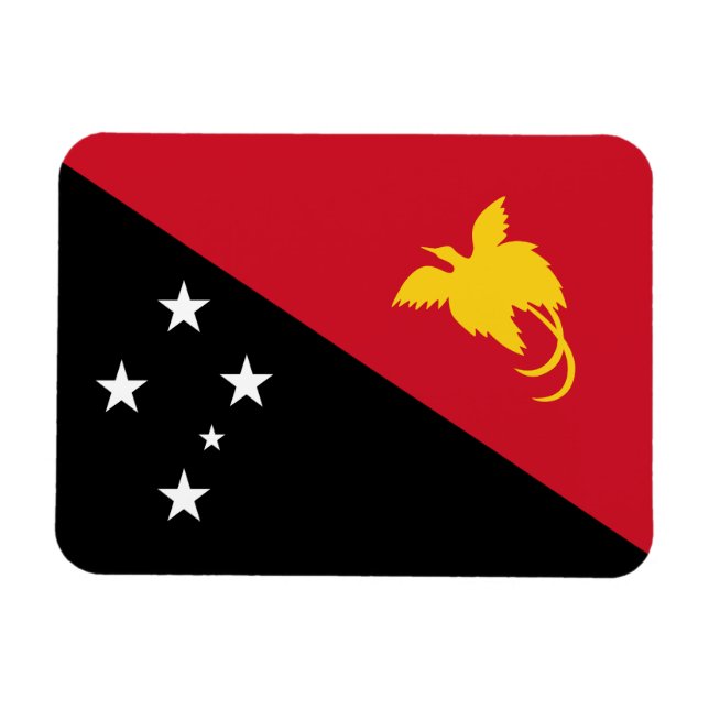Magnet Flexible Drapeau Papouasie-Nouvelle-Guinée (Horizontal)