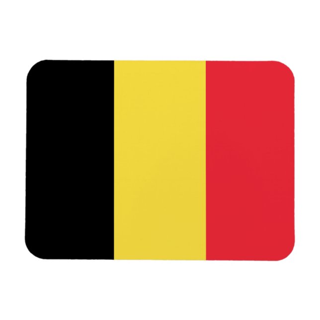 Magnet Flexible Drapeau patriotique belge (Horizontal)