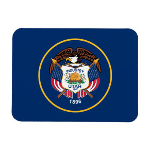 Magnet Flexible Drapeau patriotique de l'État de l'Utah