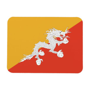 Magnet Flexible Drapeau patriotique du Bhoutan