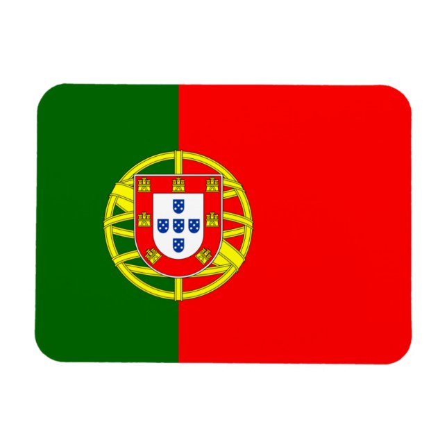 Magnet Flexible Drapeau Portugal (Horizontal)