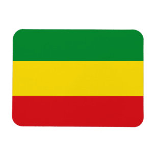 Magnet Flexible Drapeau rastafari éthiopien Rasta