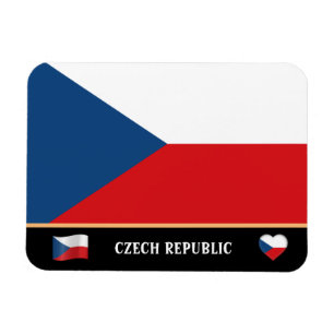 Magnet Flexible Drapeau Tchèque & Voyage de pays Tchèque/Républiqu