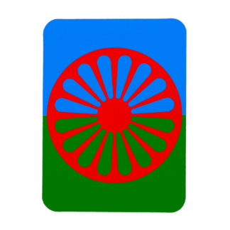 Magnet Flexible Drapeau tzigane romani officiel