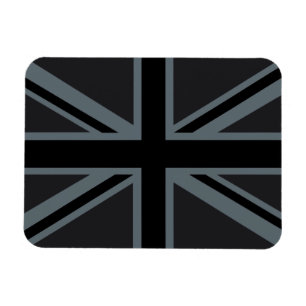 Magnet Flexible Drapeau Union Jack noir