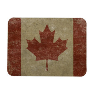 Magnet Flexible Drapeau vintage Canada