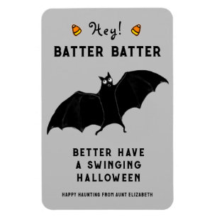 Magnet Flexible Drôle cadeau d'Halloween de baseball