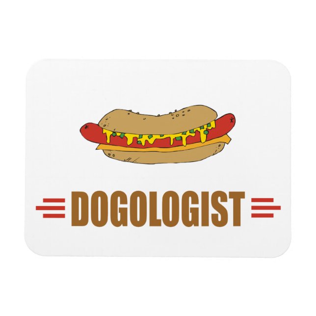 Magnet Flexible Drôle Hot Dog (Horizontal)