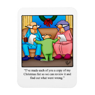 Magnet Flexible Drôle Noël Humour magnétique cadeau