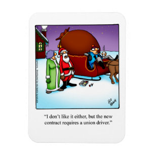 Magnet Flexible Drôle Noël Humour magnétique cadeau