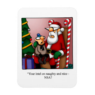 Magnet Flexible Drôle Noël Humour magnétique cadeau