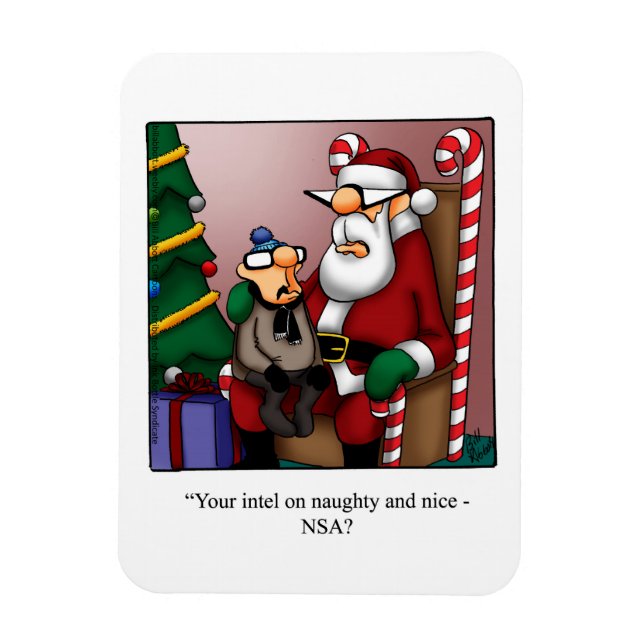 Magnet Flexible Drôle Noël Humour magnétique cadeau (Vertical)