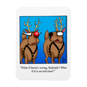 Magnet Flexible Drôle Noël Humour magnétique cadeau