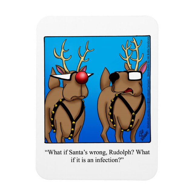 Magnet Flexible Drôle Noël Humour magnétique cadeau (Vertical)