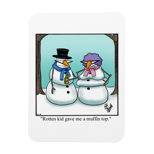 Magnet Flexible Drôle Noël Humour magnétique cadeau (Vertical)