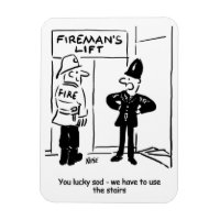 Drôle pompier et dessin de policier