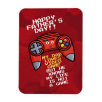 Drôle Rouge Joystick Fête des pères Salutation