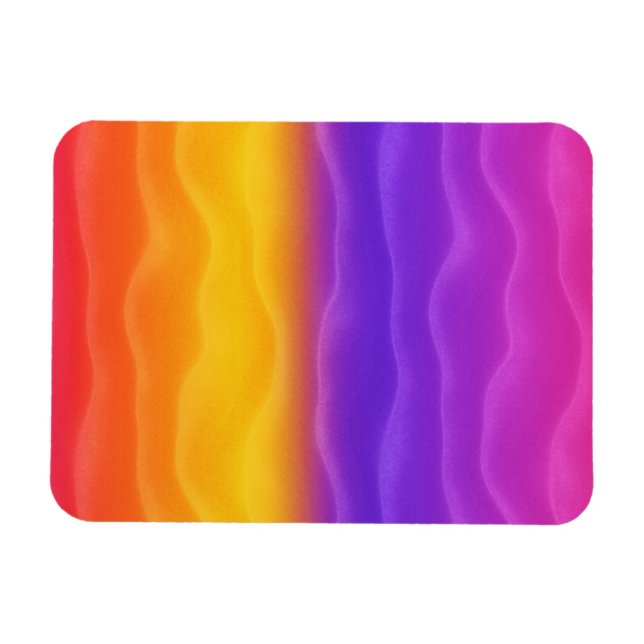 Magnet Flexible Dunes de sable arc-en-ciel vibrantes (Horizontal)