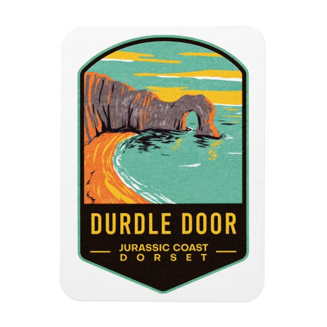 Magnet Flexible Durdle Door Jurassic Coast Dorset (Vertical)