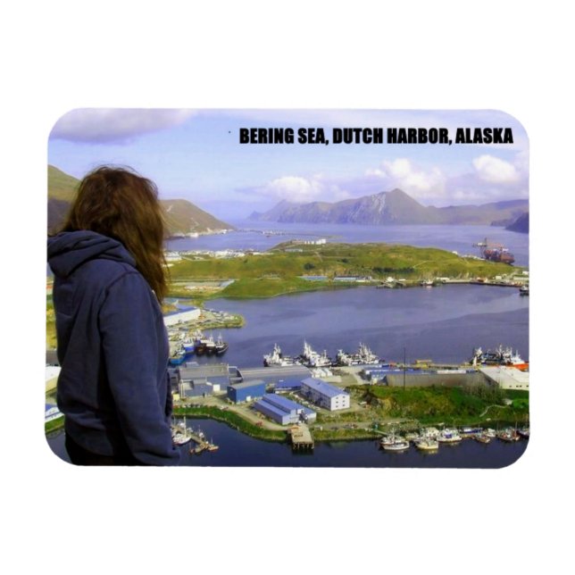 Magnet Flexible Dutch Harbour, Aimant de l'Alaska (Horizontal)