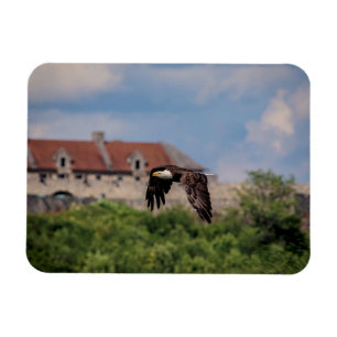 Magnet Flexible Eagle chauve passant le fort Ticonderoga