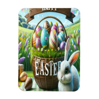 Magnet Flexible Easter Bunny Chocolate Egg