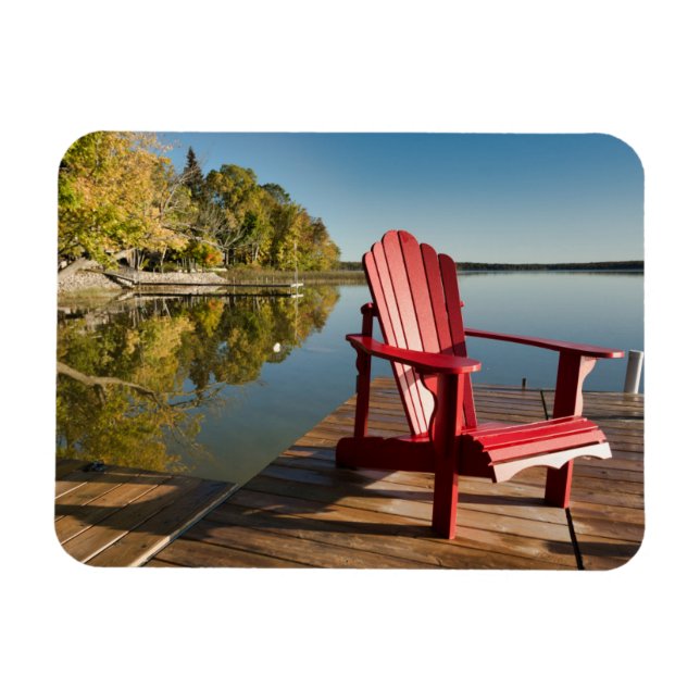 Magnet Flexible Eau | Adirondack Chaise au lac (Horizontal)