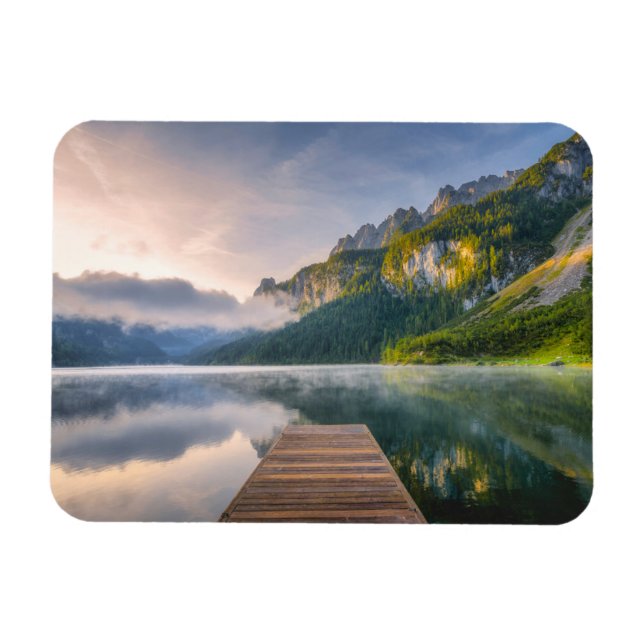 Magnet Flexible Eau | Azure Alpine Lake, Autriche (Horizontal)