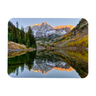 Magnet Flexible Eau Maroon Bells Lake Aspen Trees
