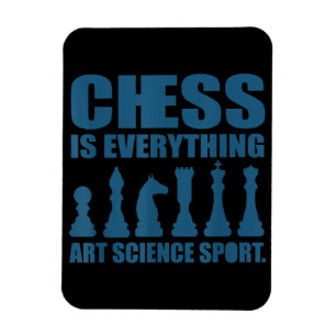 Magnet Flexible Échecs Est Art Science Sports Cadeaux Femmes Homme