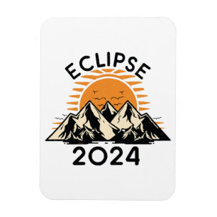 Magnet Flexible Éclipse solaire totale 2024