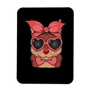 Magnet Flexible Écureuil maman Cadeau Femmes Adulte mignonne écure