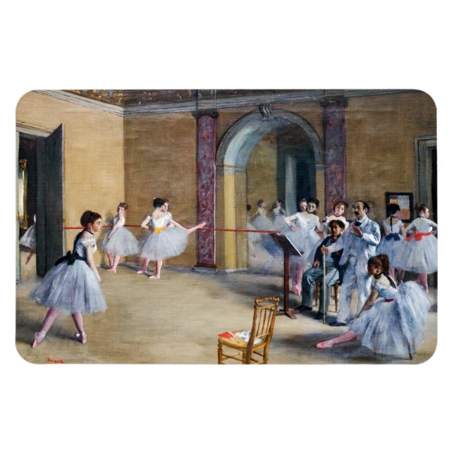 Magnet Flexible Edgar Degas - Dance Foyer, Opéra rue Le Peletier (Horizontal)
