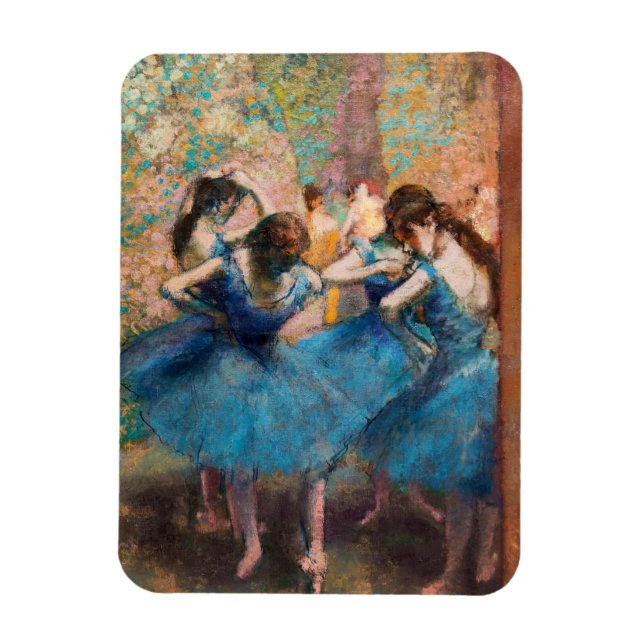 Magnet Flexible Edgar Degas - Danseurs en bleu (Vertical)