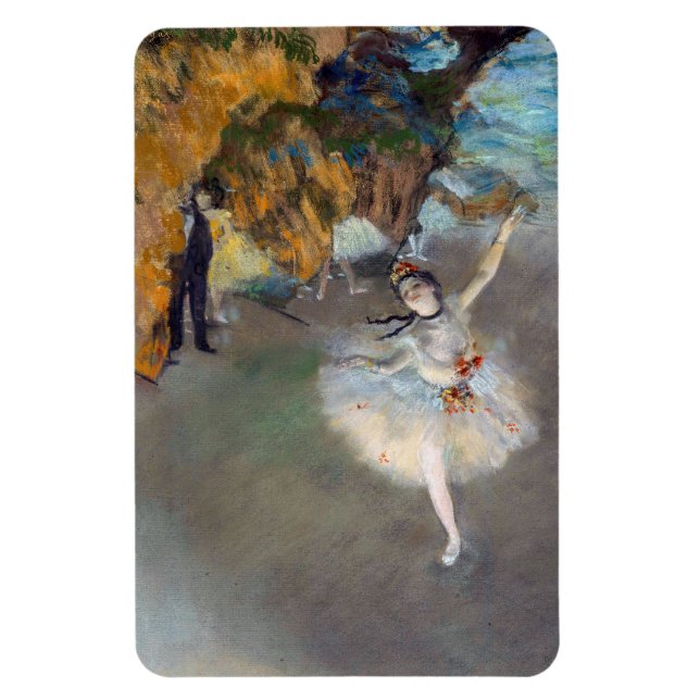 Magnet Flexible Edgar Degas - L'Étoile / Danseur sur scène (Vertical)