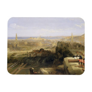 Magnet Flexible Edimbourg du château, 1847 (huile sur la toile)
