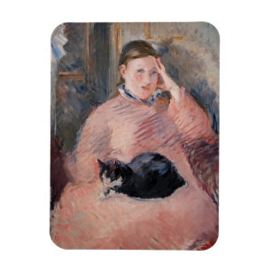 Magnet Flexible Edouard Manet - Femme avec chat