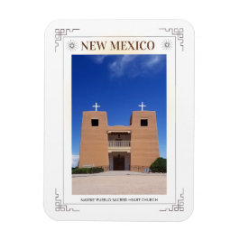 Magnet Flexible Église sacrée pueblo de New mexico