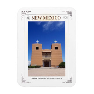Magnet Flexible Église sacrée pueblo de New mexico