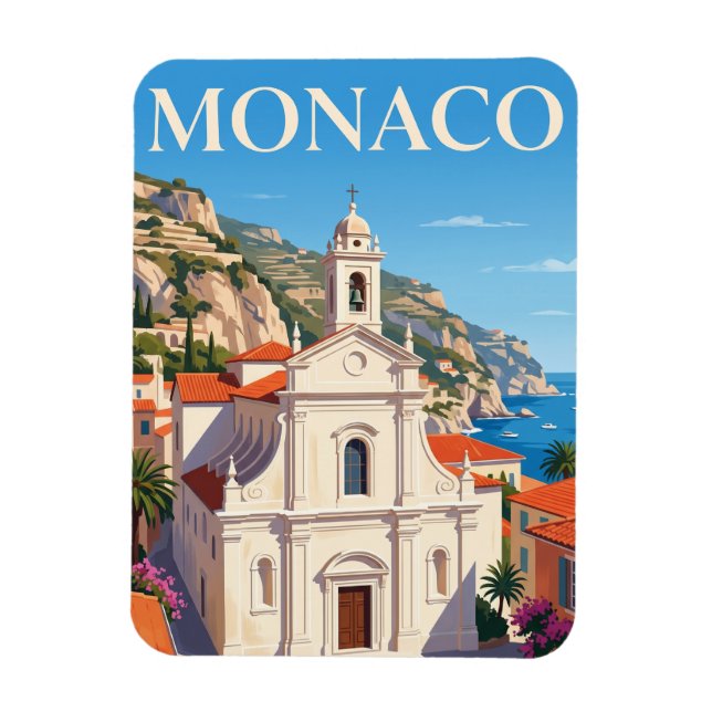 Magnet Flexible Église Sainte-Dévote Monaco (Vertical)