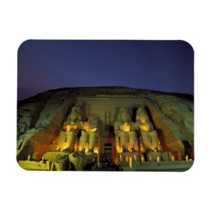 Magnet Flexible Egypte, Abu Simbel, personnages colossaux de Rams