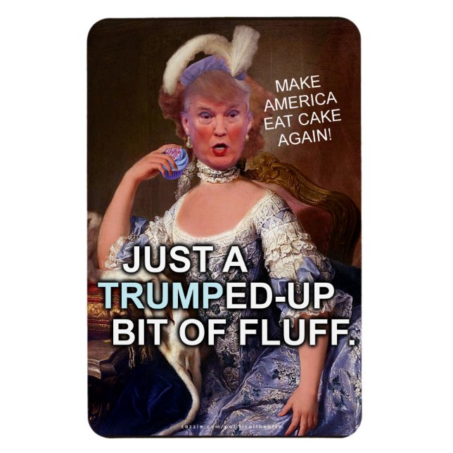 Magnet Flexible Élection anti-Donald Trump Marie Antoinette 2020 (Vertical)
