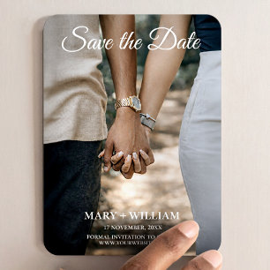 Magnet Flexible Élégant Mariage Couple Petite Photo Enregistrer La