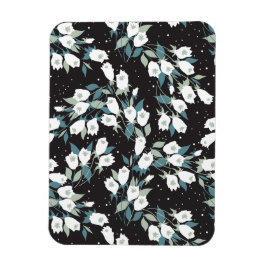 Magnet Flexible Élégant Motif de fleur de tulipe Arrière - plan no