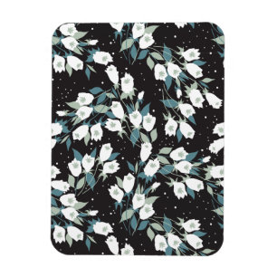 Magnet Flexible Élégant Motif de fleur de tulipe Arrière - plan no