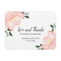 Elégant Printemps Floral Blush Rose Mariage Favori