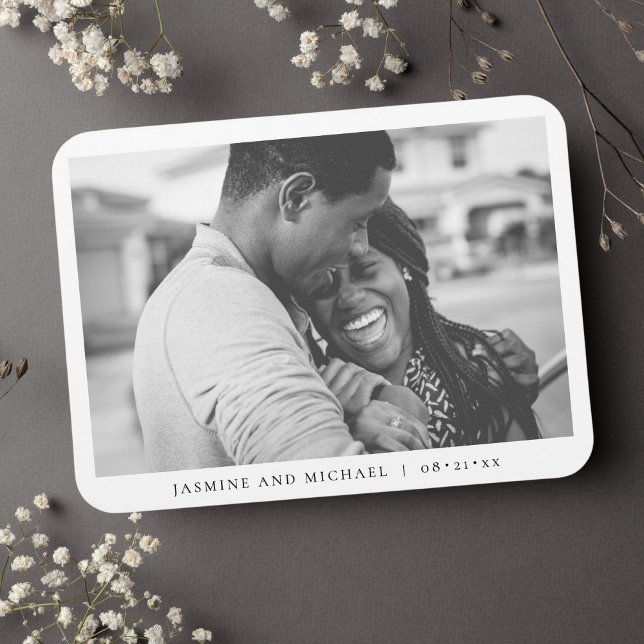 Magnet Flexible Élégante photo Mariage moderne (Wedding Photo Magnet)