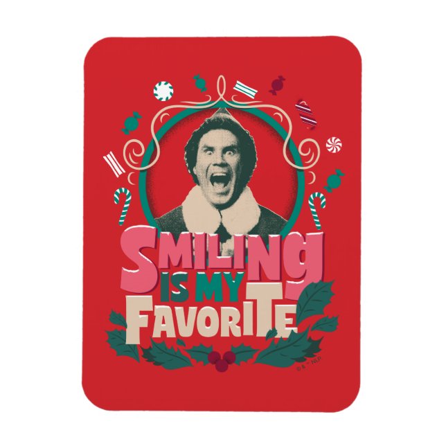 Magnet Flexible Elfe - Sourire est mon préféré (Vertical)