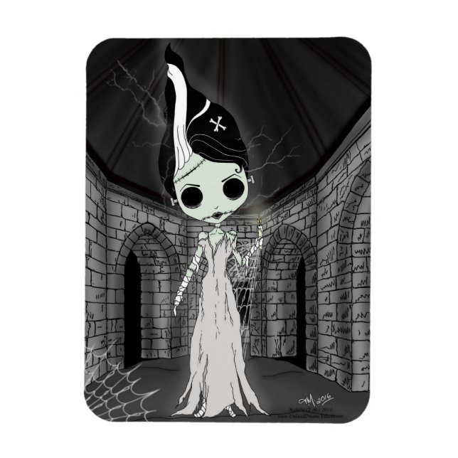 Magnet Flexible Elle s'électrise ! (Vertical)